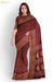 Special Seven Madurai Brown Pure Cotton Sungudi Saree - Seven Sarees - Saree - Seven Sarees