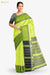 Sresta Mangalagiri Handloom Green Silk Cotton Saree - Seven Sarees - Saree - Seven Sarees