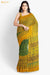 Sukoon Kutch Yellow Pure Ajrakh Cotton Saree - Seven Sarees - Saree - Seven Sarees