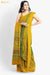 Sukoon Kutch Yellow Pure Ajrakh Cotton Saree - Seven Sarees - Saree - Seven Sarees