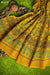 Sukoon Kutch Yellow Pure Ajrakh Cotton Saree - Seven Sarees - Saree - Seven Sarees