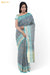 Sumitra Benaras Blue Art Silk Saree - Seven Sarees - Saree - Seven Sarees
