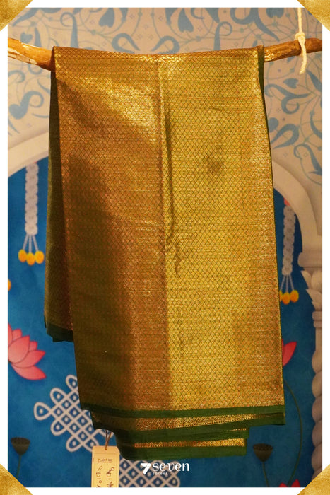 Urja Benares Teal Pure Silk Saree | Silk Mark Certified - Seven Sarees - Saree - Seven Sarees