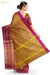 Vaazhai Madurai Yellow Pure Cotton Saree - Seven Sarees - Saree - Seven Sarees