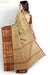 Vella Katti Madurai Brown Pure Cotton Saree - Seven Sarees - Saree - Seven Sarees