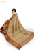 Vella Katti Madurai Brown Pure Cotton Saree - Seven Sarees - Saree - Seven Sarees