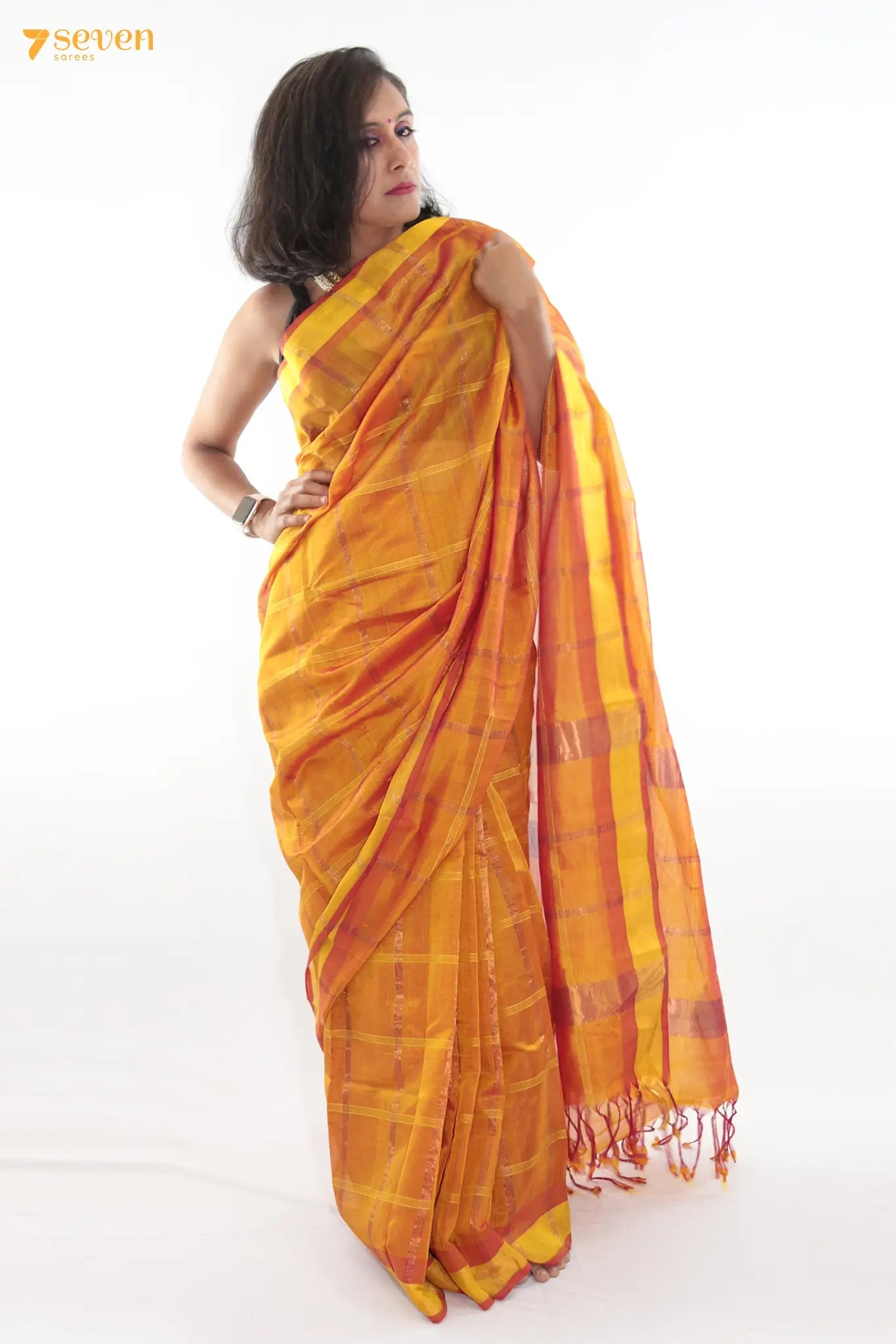 Pink handloom mangalagiri cotton silk saree – GoCoop