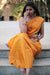 Yellow and in love Chinnalampatti Yellow Art Silk Saree - Seven Sarees - Saree - Seven Sarees